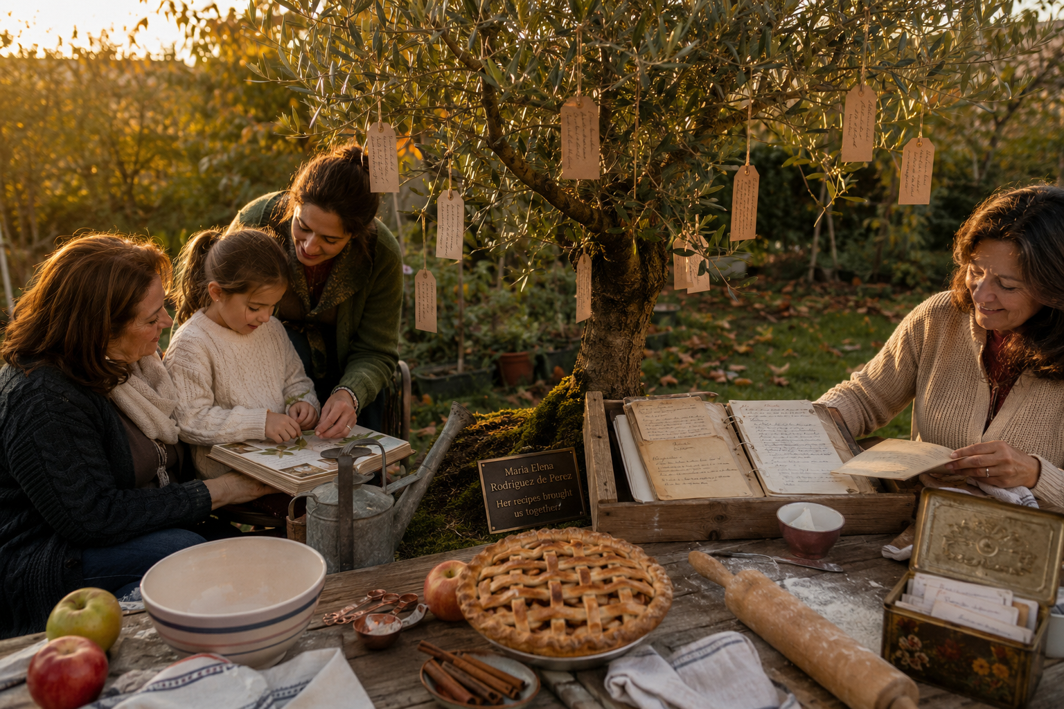 A Tree to Hold a Grandparent’s Recipes and Stories