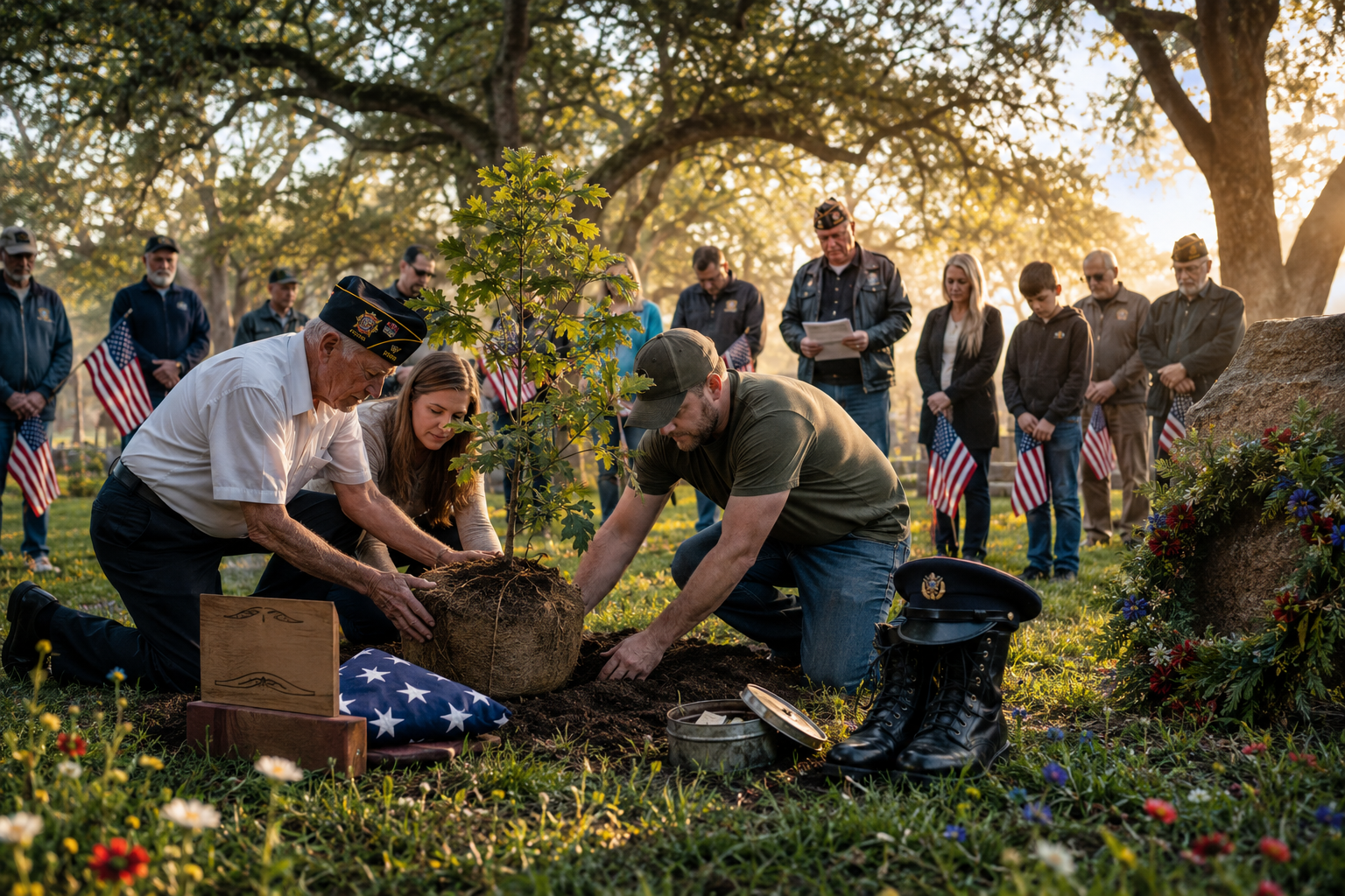 Honoring a Veteran on Memorial Day with a Living Tree
