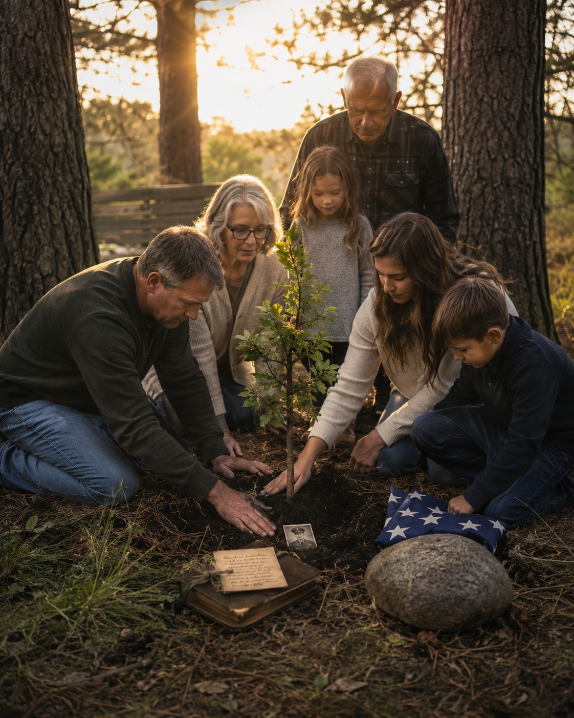 Honoring a Veteran's Birthday with a Living Memorial Tree