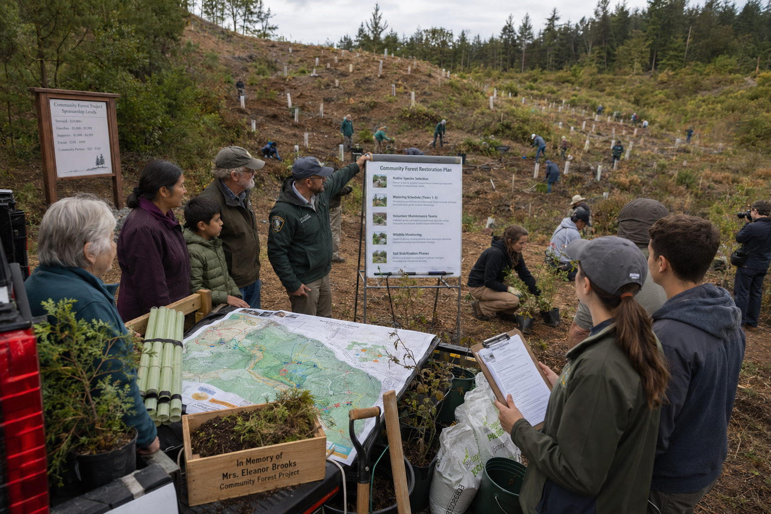 How to Organize a Memorial Reforestation Project