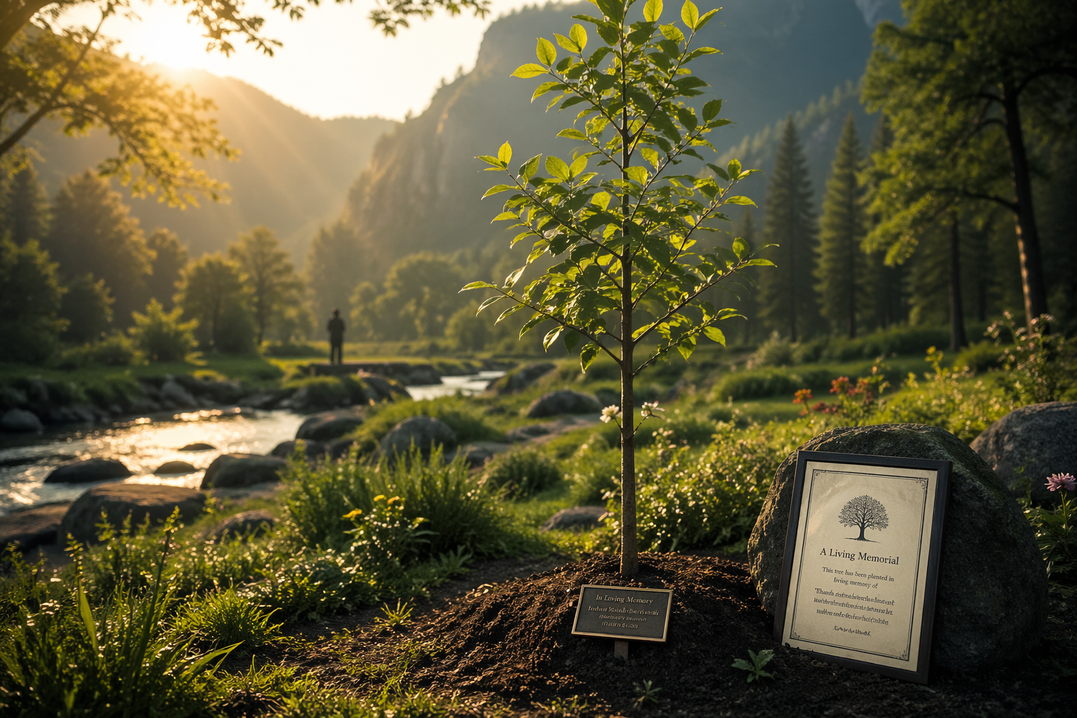 Meaningful sympathy gift instead of flowers: Plant a Tree