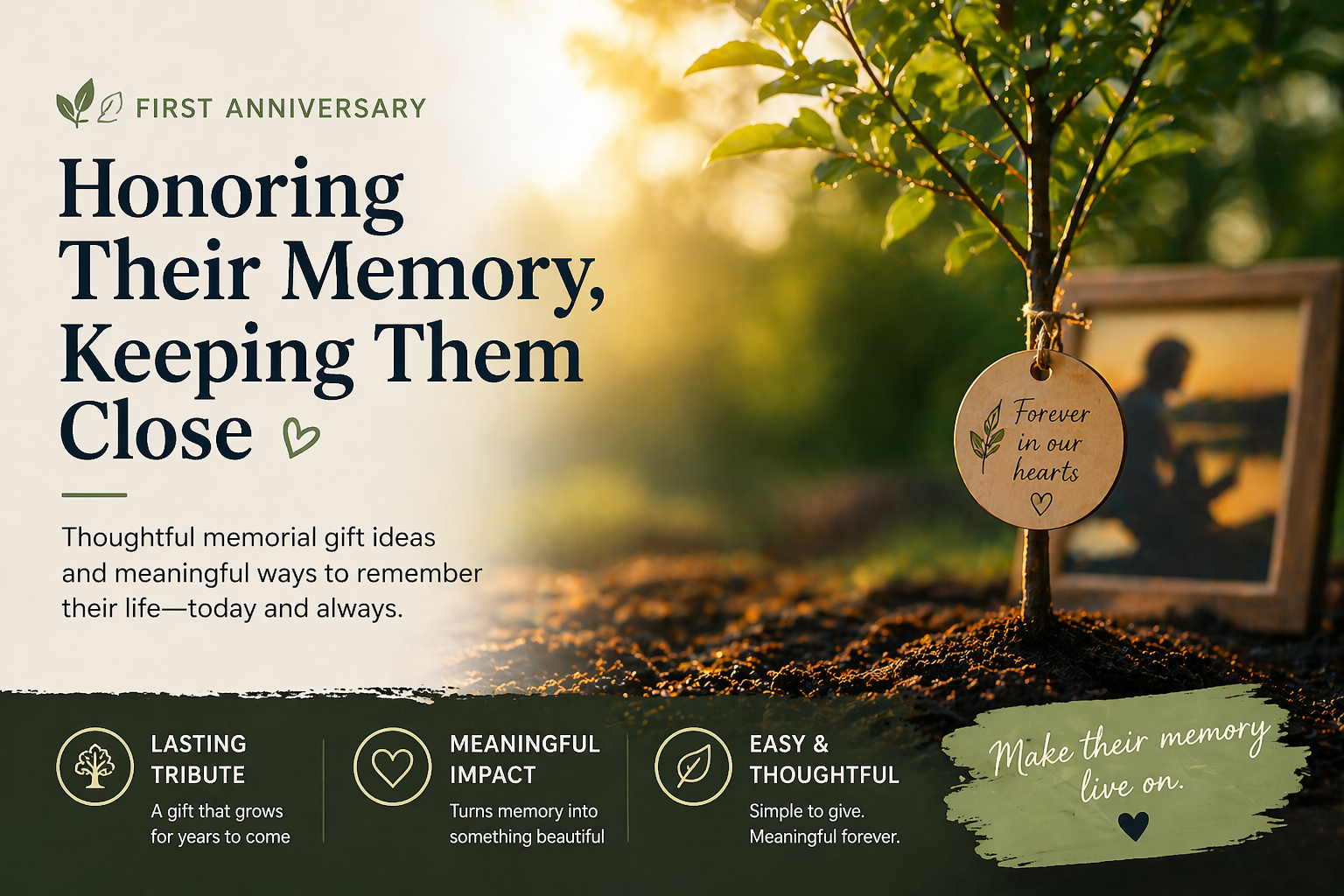 First Anniversary of Death: Meaningful Memorial Gift Ideas That Last