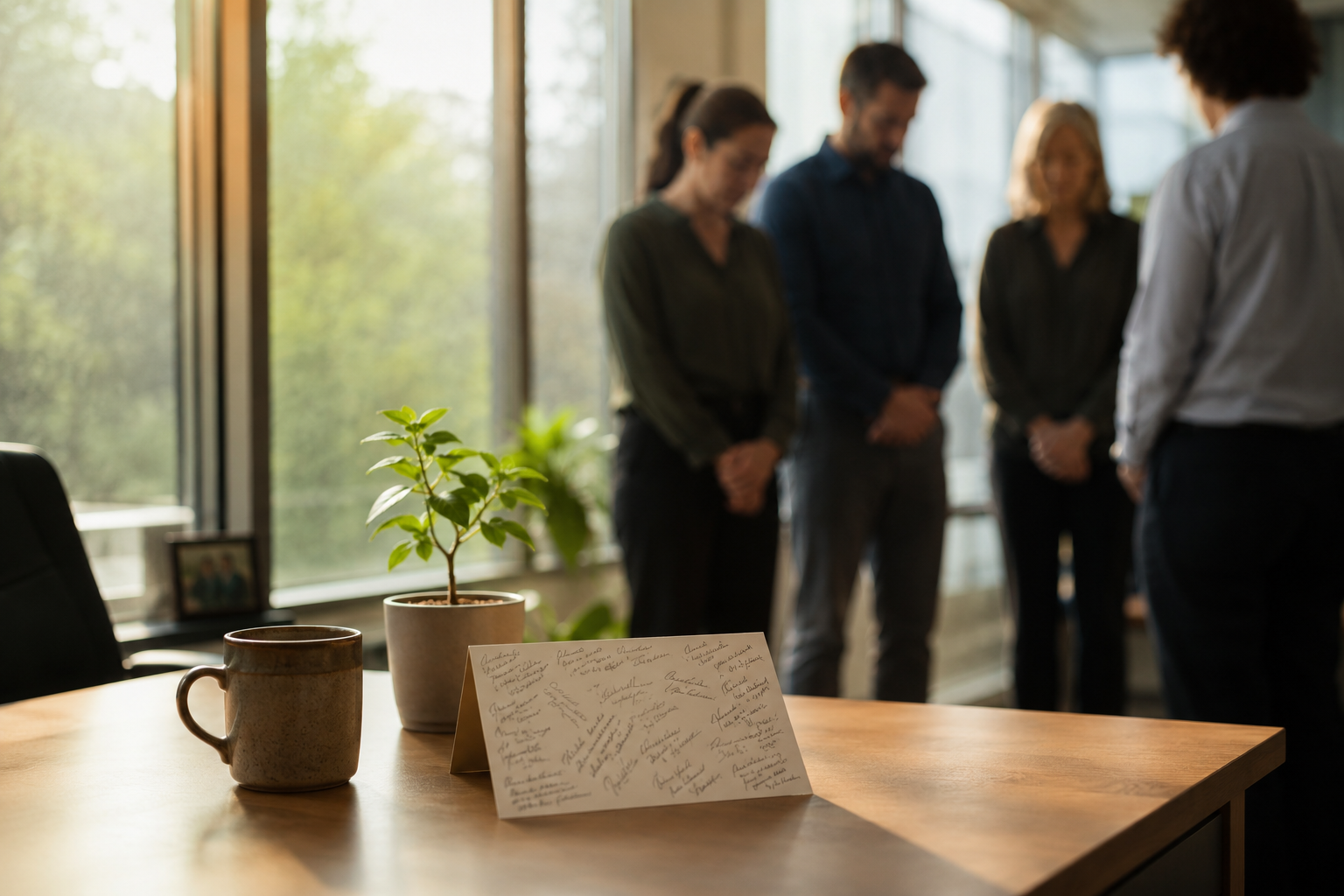 Memorial Ideas for a Coworker Who Died at Work