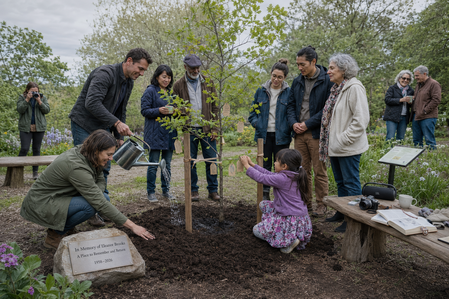 Planting a Memorial Tree for a Nonreligious Funeral