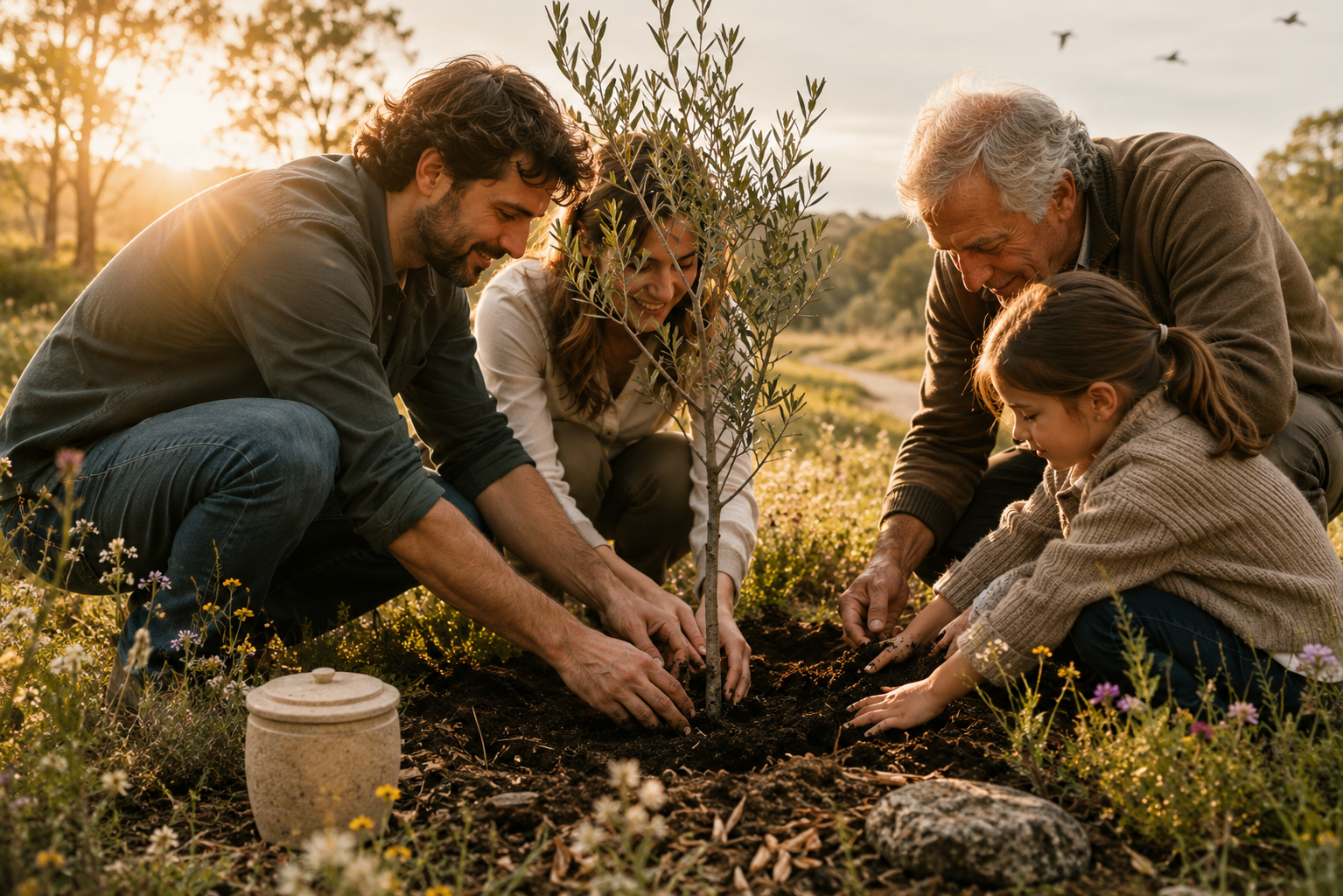 Planting a Tree Instead of Scattering Ashes