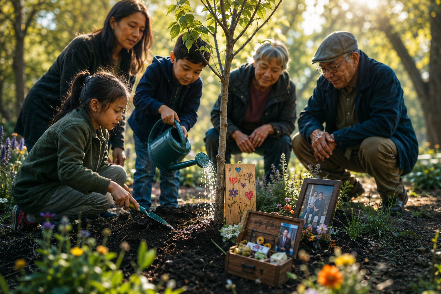 When Small Hands Plant: Involving Children in Memorials